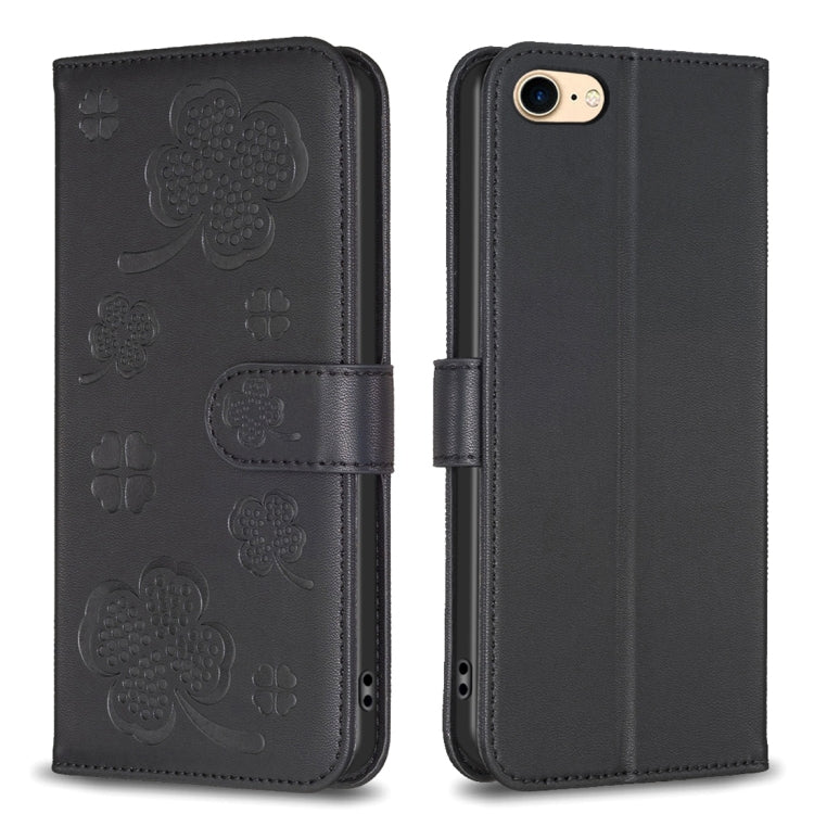 Bao da điện thoại dập nổi cỏ bốn lá, Dành cho iPhone 7 / 8 / SE 2022, Dành cho iPhone 13 Pro Max, Dành cho iPhone 13 Pro, Dành cho iPhone 13, Dành cho iPhone 12 / 12 Pro, Dành cho iPhone 12 Pro Max, Dành cho iPhone 11 Pro Max, Dành cho iPhone 11