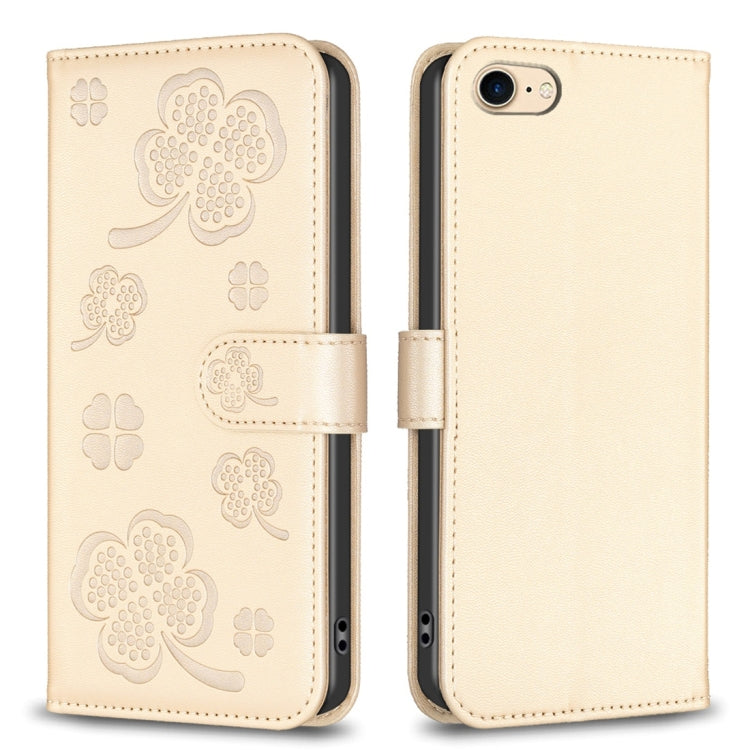 Bao da điện thoại dập nổi cỏ bốn lá, Dành cho iPhone 7 / 8 / SE 2022, Dành cho iPhone 13 Pro Max, Dành cho iPhone 13 Pro, Dành cho iPhone 13, Dành cho iPhone 12 / 12 Pro, Dành cho iPhone 12 Pro Max, Dành cho iPhone 11 Pro Max, Dành cho iPhone 11