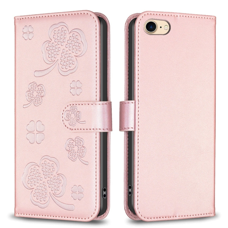 Bao da điện thoại dập nổi cỏ bốn lá, Dành cho iPhone 7 / 8 / SE 2022, Dành cho iPhone 13 Pro Max, Dành cho iPhone 13 Pro, Dành cho iPhone 13, Dành cho iPhone 12 / 12 Pro, Dành cho iPhone 12 Pro Max, Dành cho iPhone 11 Pro Max, Dành cho iPhone 11