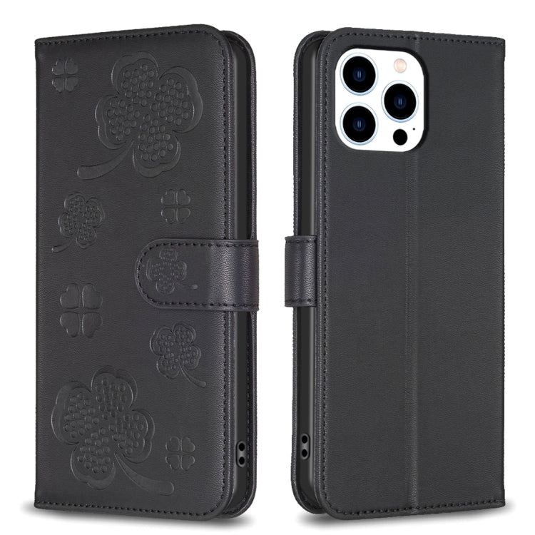 Bao da điện thoại dập nổi cỏ bốn lá, Dành cho iPhone 7 / 8 / SE 2022, Dành cho iPhone 13 Pro Max, Dành cho iPhone 13 Pro, Dành cho iPhone 13, Dành cho iPhone 12 / 12 Pro, Dành cho iPhone 12 Pro Max, Dành cho iPhone 11 Pro Max, Dành cho iPhone 11