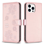 Bao da điện thoại dập nổi cỏ bốn lá, Dành cho iPhone 7 / 8 / SE 2022, Dành cho iPhone 13 Pro Max, Dành cho iPhone 13 Pro, Dành cho iPhone 13, Dành cho iPhone 12 / 12 Pro, Dành cho iPhone 12 Pro Max, Dành cho iPhone 11 Pro Max, Dành cho iPhone 11