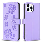 Bao da điện thoại dập nổi cỏ bốn lá, Dành cho iPhone 7 / 8 / SE 2022, Dành cho iPhone 13 Pro Max, Dành cho iPhone 13 Pro, Dành cho iPhone 13, Dành cho iPhone 12 / 12 Pro, Dành cho iPhone 12 Pro Max, Dành cho iPhone 11 Pro Max, Dành cho iPhone 11