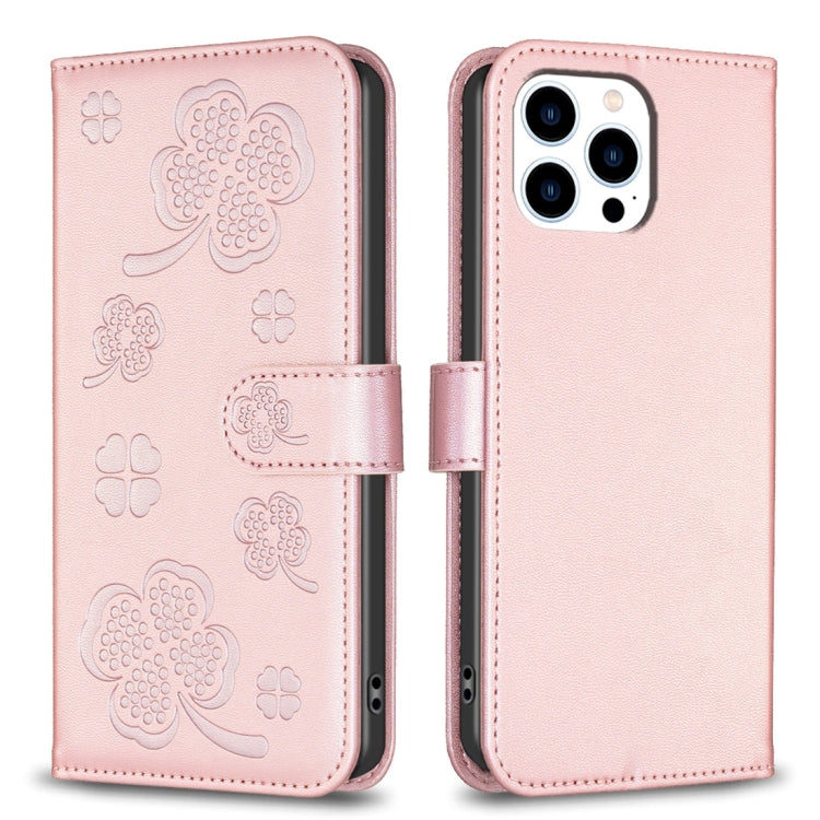 Bao da điện thoại dập nổi cỏ bốn lá, Dành cho iPhone 7 / 8 / SE 2022, Dành cho iPhone 13 Pro Max, Dành cho iPhone 13 Pro, Dành cho iPhone 13, Dành cho iPhone 12 / 12 Pro, Dành cho iPhone 12 Pro Max, Dành cho iPhone 11 Pro Max, Dành cho iPhone 11