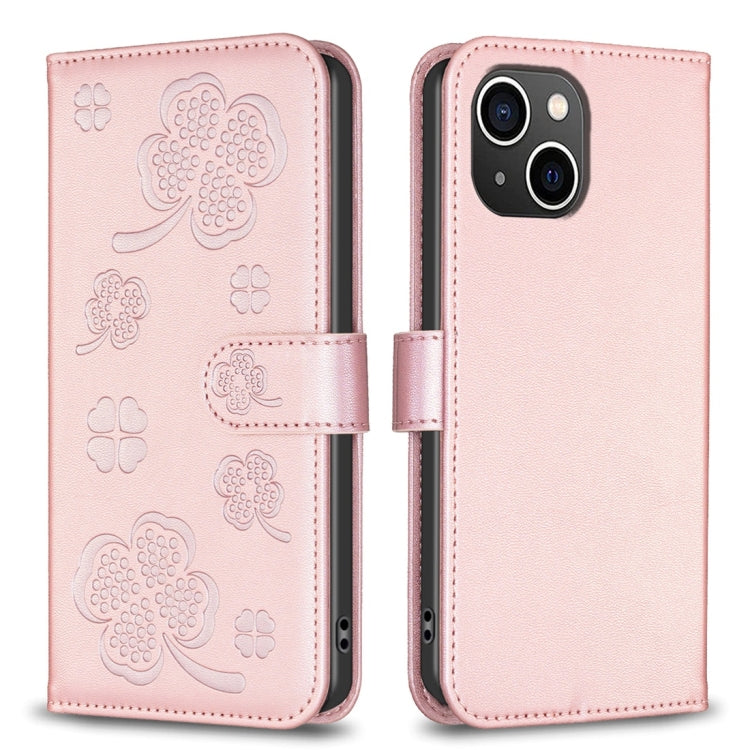 Bao da điện thoại dập nổi cỏ bốn lá, Dành cho iPhone 7 / 8 / SE 2022, Dành cho iPhone 13 Pro Max, Dành cho iPhone 13 Pro, Dành cho iPhone 13, Dành cho iPhone 12 / 12 Pro, Dành cho iPhone 12 Pro Max, Dành cho iPhone 11 Pro Max, Dành cho iPhone 11