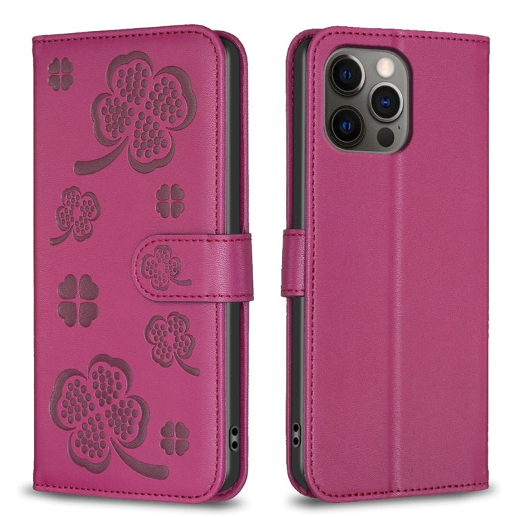 Bao da điện thoại dập nổi cỏ bốn lá, Dành cho iPhone 7 / 8 / SE 2022, Dành cho iPhone 13 Pro Max, Dành cho iPhone 13 Pro, Dành cho iPhone 13, Dành cho iPhone 12 / 12 Pro, Dành cho iPhone 12 Pro Max, Dành cho iPhone 11 Pro Max, Dành cho iPhone 11