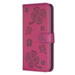 Bao da điện thoại dập nổi cỏ bốn lá, Dành cho iPhone 11 Pro, Dành cho iPhone X / XS, Dành cho iPhone XR, Dành cho iPhone XS Max, Dành cho iPhone 7 Plus / 8 Plus