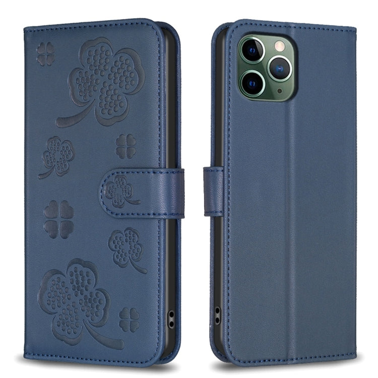 Bao da điện thoại dập nổi cỏ bốn lá, Dành cho iPhone 11 Pro, Dành cho iPhone X / XS, Dành cho iPhone XR, Dành cho iPhone XS Max, Dành cho iPhone 7 Plus / 8 Plus
