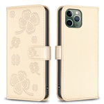 Bao da điện thoại dập nổi cỏ bốn lá, Dành cho iPhone 11 Pro, Dành cho iPhone X / XS, Dành cho iPhone XR, Dành cho iPhone XS Max, Dành cho iPhone 7 Plus / 8 Plus