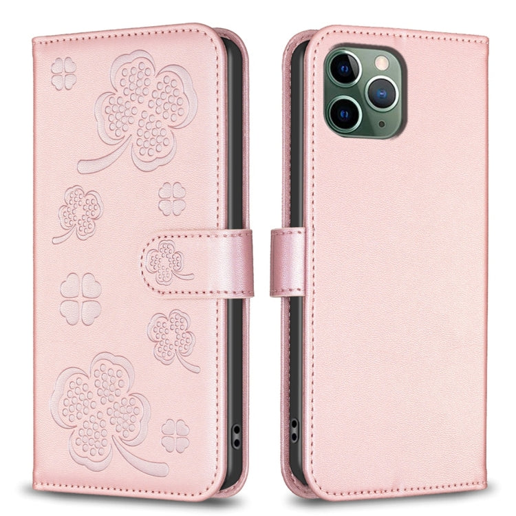 Bao da điện thoại dập nổi cỏ bốn lá, Dành cho iPhone 11 Pro, Dành cho iPhone X / XS, Dành cho iPhone XR, Dành cho iPhone XS Max, Dành cho iPhone 7 Plus / 8 Plus