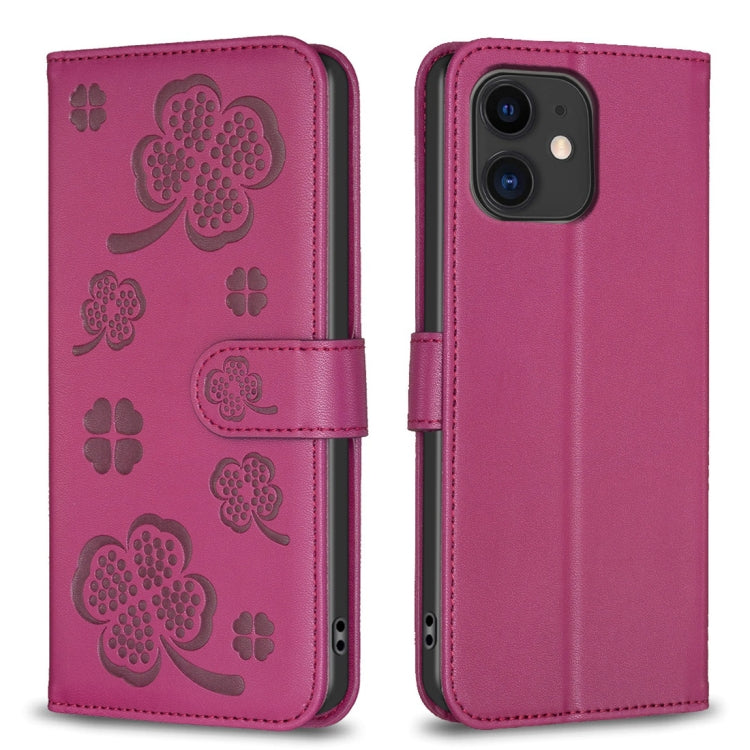 Bao da điện thoại dập nổi cỏ bốn lá, Dành cho iPhone 7 / 8 / SE 2022, Dành cho iPhone 13 Pro Max, Dành cho iPhone 13 Pro, Dành cho iPhone 13, Dành cho iPhone 12 / 12 Pro, Dành cho iPhone 12 Pro Max, Dành cho iPhone 11 Pro Max, Dành cho iPhone 11