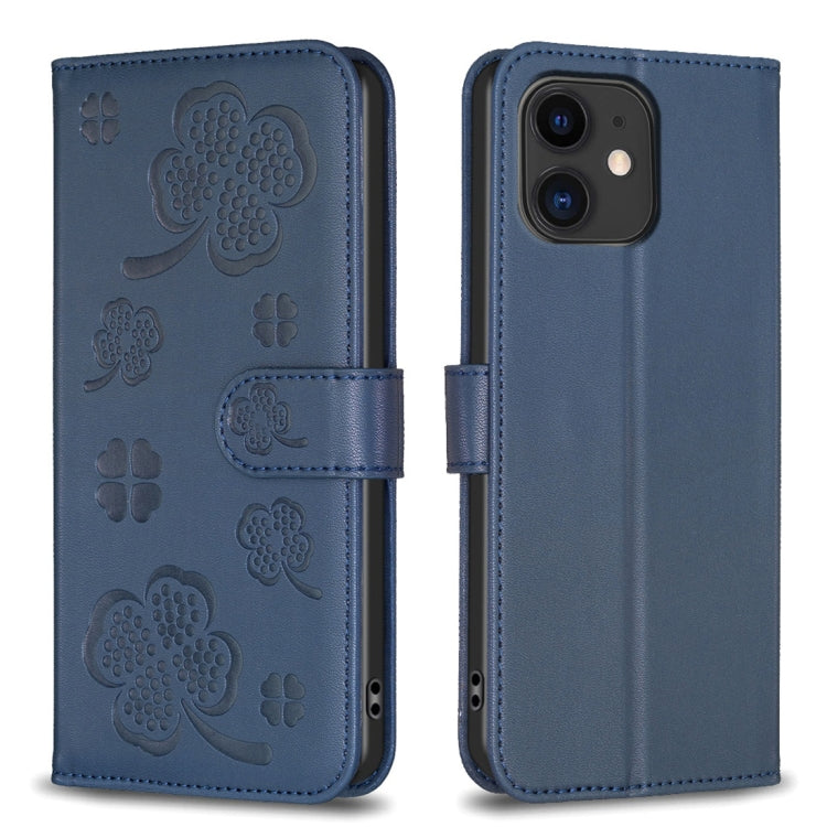Bao da điện thoại dập nổi cỏ bốn lá, Dành cho iPhone 7 / 8 / SE 2022, Dành cho iPhone 13 Pro Max, Dành cho iPhone 13 Pro, Dành cho iPhone 13, Dành cho iPhone 12 / 12 Pro, Dành cho iPhone 12 Pro Max, Dành cho iPhone 11 Pro Max, Dành cho iPhone 11