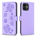 Bao da điện thoại dập nổi cỏ bốn lá, Dành cho iPhone 7 / 8 / SE 2022, Dành cho iPhone 13 Pro Max, Dành cho iPhone 13 Pro, Dành cho iPhone 13, Dành cho iPhone 12 / 12 Pro, Dành cho iPhone 12 Pro Max, Dành cho iPhone 11 Pro Max, Dành cho iPhone 11