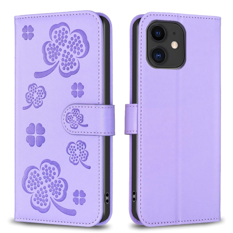 Bao da điện thoại dập nổi cỏ bốn lá, Dành cho iPhone 7 / 8 / SE 2022, Dành cho iPhone 13 Pro Max, Dành cho iPhone 13 Pro, Dành cho iPhone 13, Dành cho iPhone 12 / 12 Pro, Dành cho iPhone 12 Pro Max, Dành cho iPhone 11 Pro Max, Dành cho iPhone 11