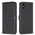 Bao da điện thoại dập nổi cỏ bốn lá, Dành cho iPhone 11 Pro, Dành cho iPhone X / XS, Dành cho iPhone XR, Dành cho iPhone XS Max, Dành cho iPhone 7 Plus / 8 Plus