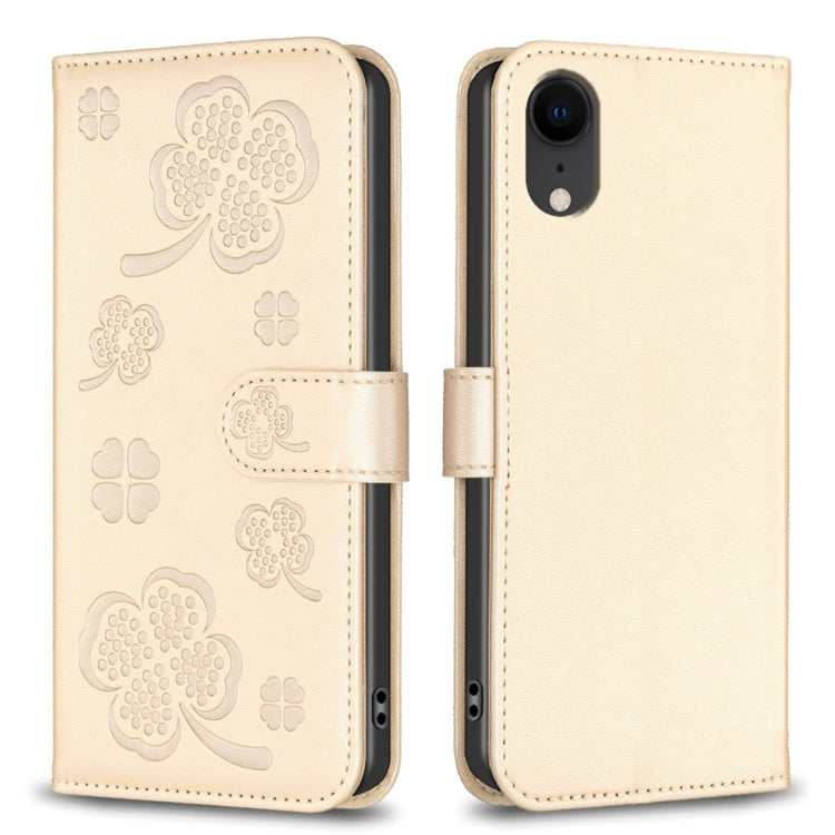 Bao da điện thoại dập nổi cỏ bốn lá, Dành cho iPhone 11 Pro, Dành cho iPhone X / XS, Dành cho iPhone XR, Dành cho iPhone XS Max, Dành cho iPhone 7 Plus / 8 Plus