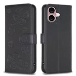 Bao da điện thoại dập nổi cỏ bốn lá, Dành cho iPhone 17 Pro Max, Dành cho iPhone 17 Pro, Dành cho iPhone 17, Dành cho iPhone Air, Dành cho iPhone 16 Pro Max, Dành cho iPhone 16 Pro, Dành cho iPhone 16 Plus, Dành cho iPhone 16