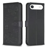 Bao da điện thoại dập nổi cỏ bốn lá, Dành cho iPhone 17 Pro Max, Dành cho iPhone 17 Pro, Dành cho iPhone 17, Dành cho iPhone Air, Dành cho iPhone 16 Pro Max, Dành cho iPhone 16 Pro, Dành cho iPhone 16 Plus, Dành cho iPhone 16