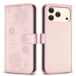 Bao da điện thoại dập nổi cỏ bốn lá, Dành cho iPhone 17 Pro Max, Dành cho iPhone 17 Pro, Dành cho iPhone 17, Dành cho iPhone Air, Dành cho iPhone 16 Pro Max, Dành cho iPhone 16 Pro, Dành cho iPhone 16 Plus, Dành cho iPhone 16
