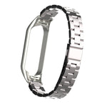 Double Spring Solid Three Stainless Steel Solid Color Strap, For Xiaomi Mi Band 5
