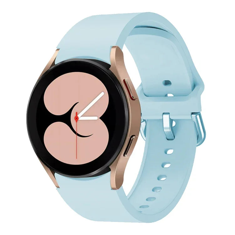 Dây đồng hồ thể thao silicone nhiều màu có khóa, Dành cho Samsung Galaxy Watch 6 / 6 Classic