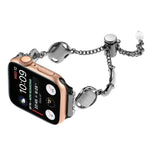 Dây đồng hồ vòng tay xích kim loại vỏ sò, Dành cho Apple Watch 42mm, Dành cho Apple Watch 38mm