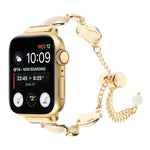 Dây đồng hồ vòng tay xích kim loại vỏ sò, Dành cho Apple Watch 42mm, Dành cho Apple Watch 38mm