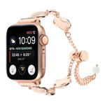 Dây đồng hồ vòng tay xích kim loại vỏ sò, Dành cho Apple Watch 42mm, Dành cho Apple Watch 38mm