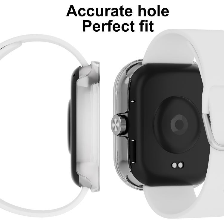 PC + Tempered Glass Integrated Watch Protective Case, For Redmi Watch 4