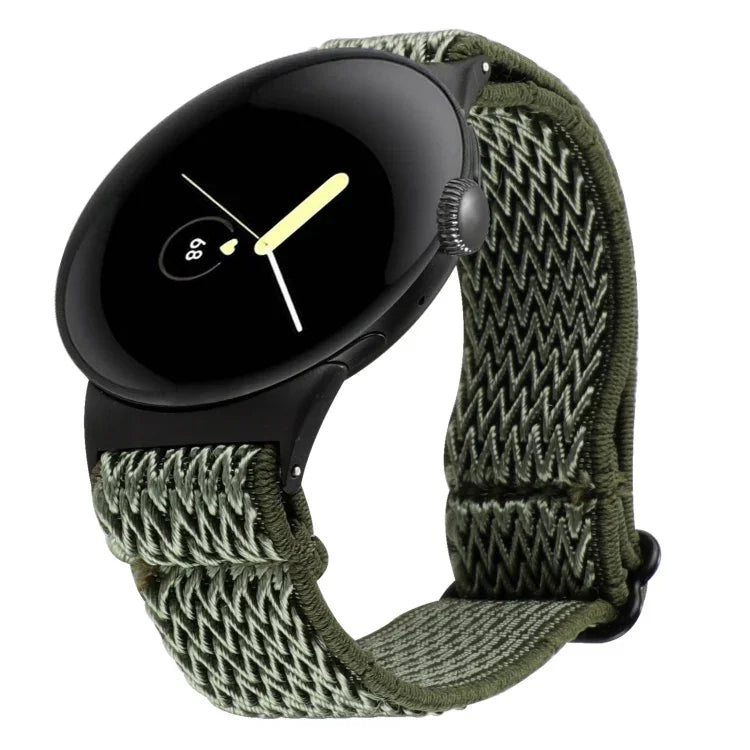Dây đồng hồ nylon bện sóng 20mm, Dành cho Google Pixel Watch 4 / 3 / 2 / 1 41mm