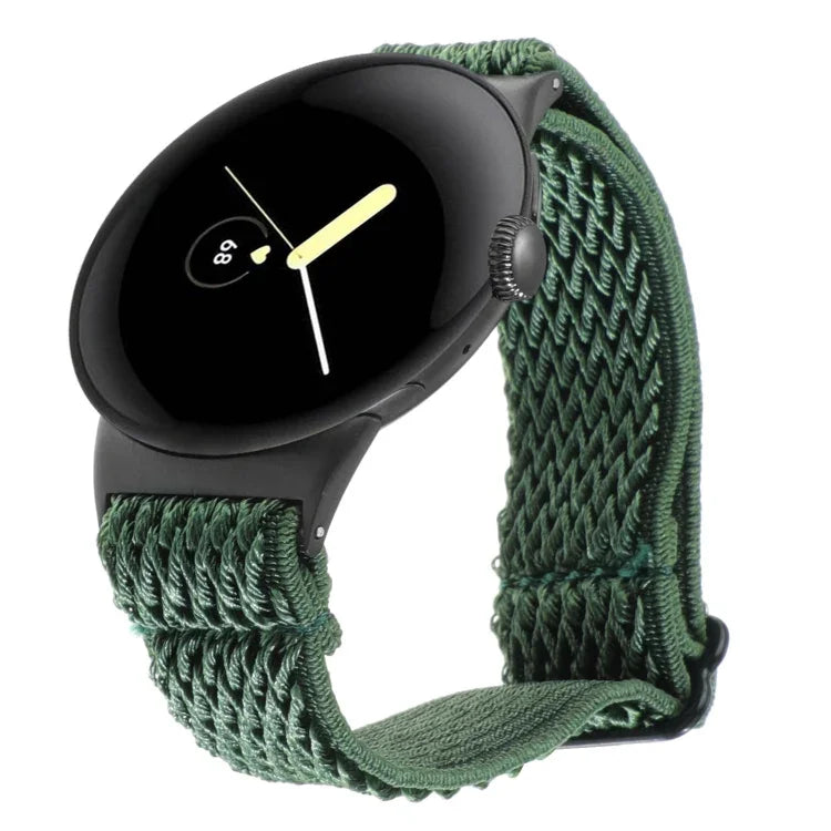 Dây đồng hồ nylon bện sóng 20mm, Dành cho Google Pixel Watch 4 / 3 / 2 / 1 41mm