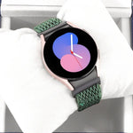 Dây đồng hồ nylon bện họa tiết sóng, Dành cho Samsung Galaxy Watch6/6 Classic/5/5 Pro