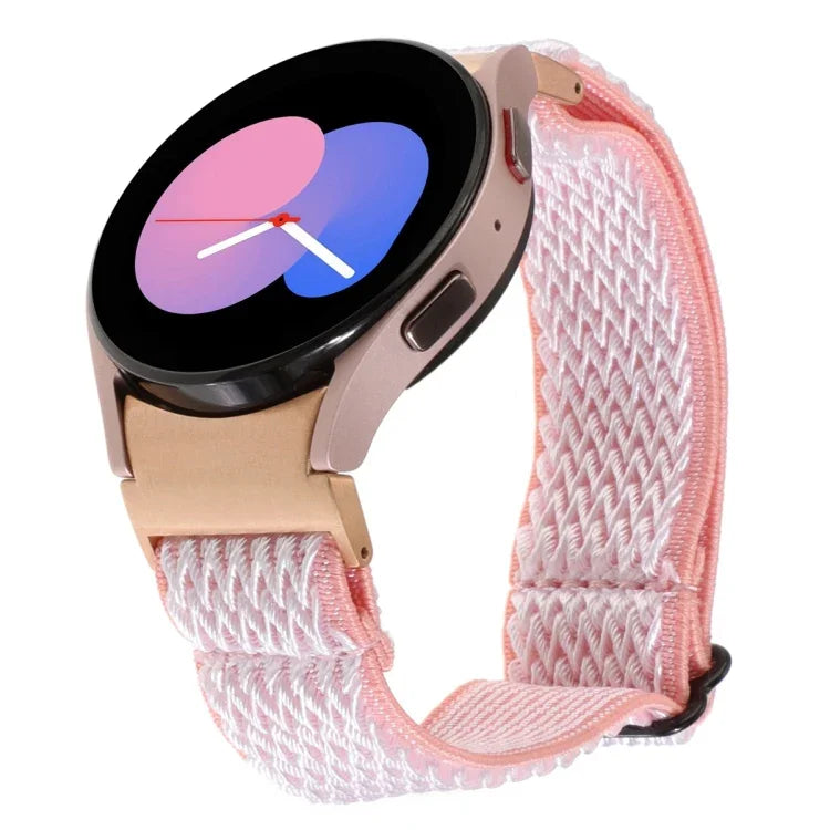 Dây đồng hồ nylon bện họa tiết sóng, Dành cho Samsung Galaxy Watch6/6 Classic/5/5 Pro