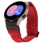Dây đồng hồ nylon bện họa tiết sóng, Dành cho Samsung Galaxy Watch6/6 Classic/5/5 Pro