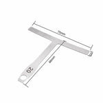 Thước T Hợp Kim Đàn Guitar 9 trong 1, Đo Cần Đàn, Đo Độ Cong Phím, Đo Độ Cong Dây, Thước Đo Điều Chỉnh, Thước T Đàn Guitar 9 trong 1