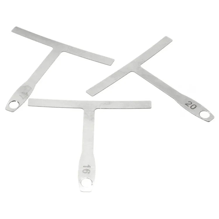 Thước T Hợp Kim Đàn Guitar 9 trong 1, Đo Cần Đàn, Đo Độ Cong Phím, Đo Độ Cong Dây, Thước Đo Điều Chỉnh, Thước T Đàn Guitar 9 trong 1