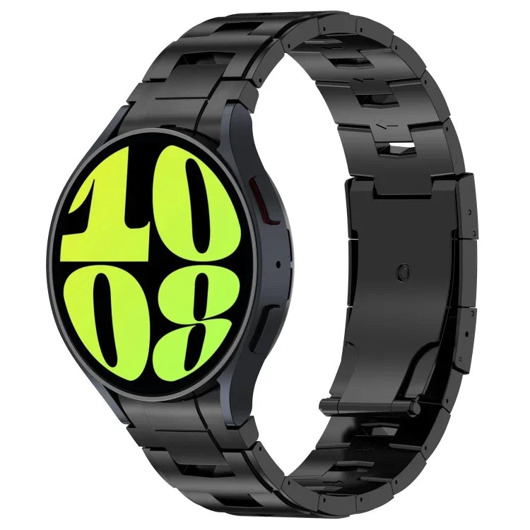 Dây đồng hồ kim loại titan nguyên chất kiểu nút, Dành cho Samsung Galaxy Watch6/6 Classic/5/5 Pro