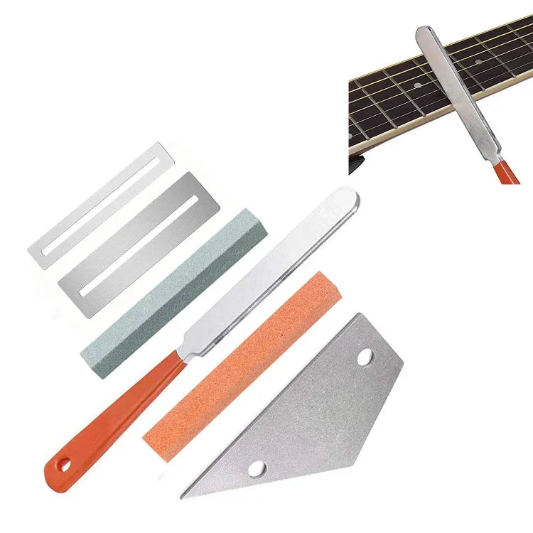 Bộ Dụng Cụ Giũa Đánh Bóng Và Cân Bằng Phím Đàn Guitar, Giũa Đánh Bóng Phím Đàn Guitar
