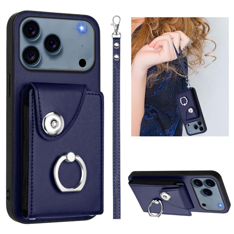 Bao da điện thoại PU có ngăn đựng thẻ và giá đỡ nhẫn, Dành cho iPhone 17 Pro Max, Dành cho iPhone 17 Pro, Dành cho iPhone 17, Dành cho iPhone Air, Dành cho iPhone 15 Pro Max, Dành cho iPhone 15 Pro, Dành cho iPhone 15 Plus, Dành cho iPhone 15