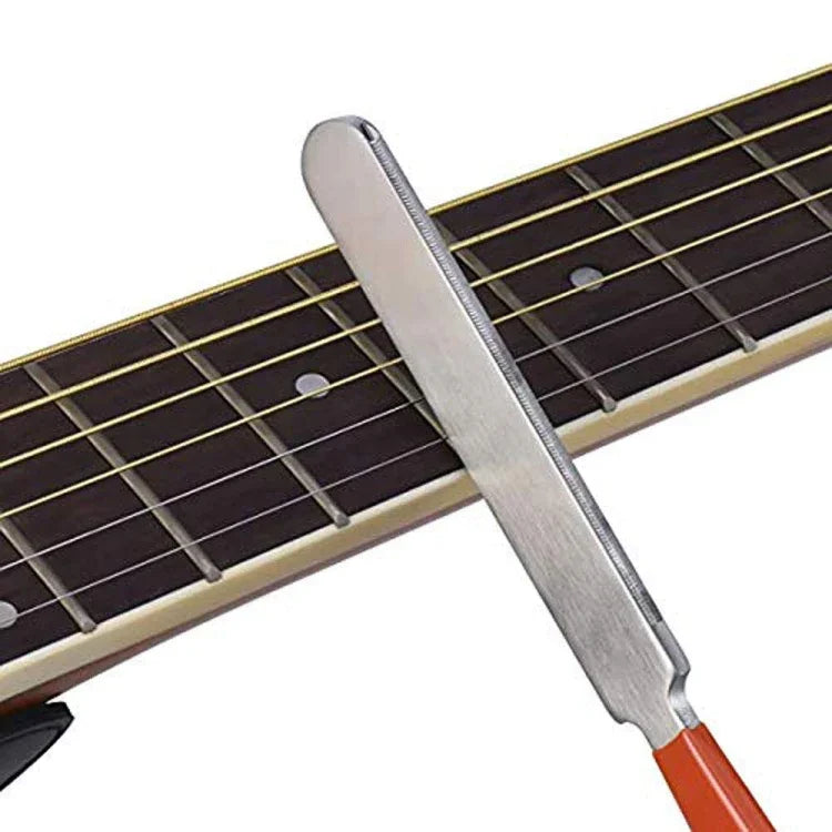 Thước Đo Cần Đàn Guitar, Giũa Mài Đàn Guitar, Thước Đo Rãnh Cần Đàn, Miếng Đánh Bóng Phím, Thước Đo Cần Đàn Guitar