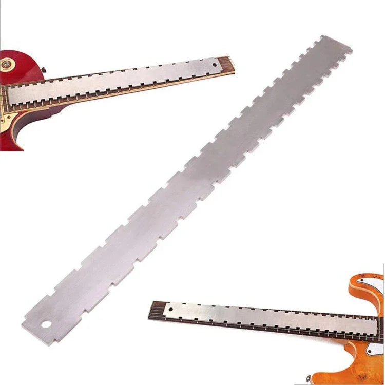 Thước Đo Cần Đàn Guitar, Giũa Mài Đàn Guitar, Thước Đo Rãnh Cần Đàn, Miếng Đánh Bóng Phím, Thước Đo Cần Đàn Guitar