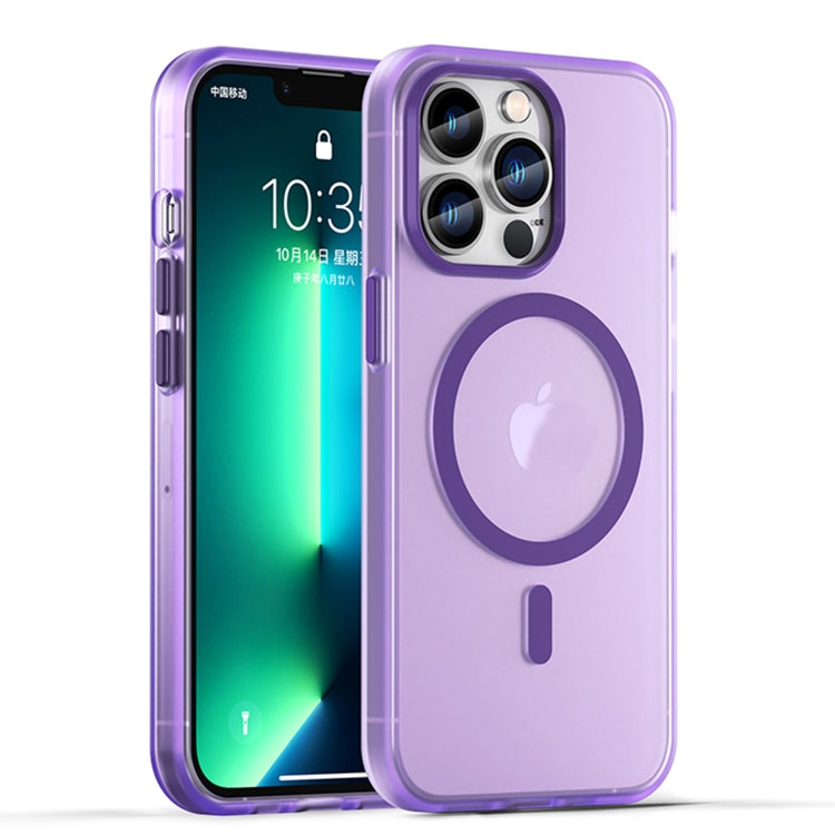 Ốp điện thoại MagSafe mờ trong suốt TPU + PC bảo vệ toàn diện, Dành cho iPhone 14 Pro Max, Dành cho iPhone SE 2022 / 2020 / 8, Dành cho iPhone 13 Pro Max, Dành cho iPhone 13 Pro, Dành cho iPhone 13
