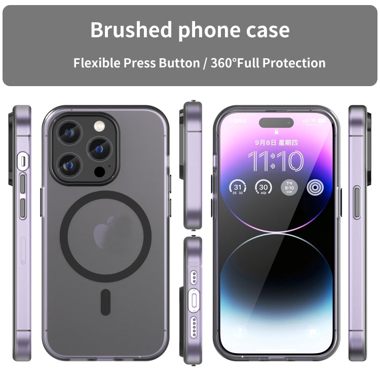 Ốp điện thoại MagSafe mờ trong suốt TPU + PC bảo vệ toàn diện, Dành cho iPhone 16 Pro, Dành cho iPhone 16 Plus, Dành cho iPhone 16, Dành cho iPhone 15 Pro Max, Dành cho iPhone 15 Pro