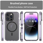 Ốp điện thoại MagSafe mờ trong suốt TPU + PC bảo vệ toàn diện, Dành cho iPhone 16 Pro, Dành cho iPhone 16 Plus, Dành cho iPhone 16, Dành cho iPhone 15 Pro Max, Dành cho iPhone 15 Pro