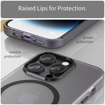 Ốp điện thoại MagSafe mờ trong suốt TPU + PC bảo vệ toàn diện, Dành cho iPhone 16 Pro, Dành cho iPhone 16 Plus, Dành cho iPhone 16, Dành cho iPhone 15 Pro Max, Dành cho iPhone 15 Pro