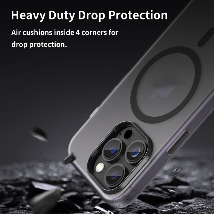 Ốp điện thoại MagSafe mờ trong suốt TPU + PC bảo vệ toàn diện, Dành cho iPhone 16 Pro, Dành cho iPhone 16 Plus, Dành cho iPhone 16, Dành cho iPhone 15 Pro Max, Dành cho iPhone 15 Pro
