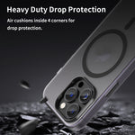 Ốp điện thoại MagSafe mờ trong suốt TPU + PC bảo vệ toàn diện, Dành cho iPhone 16 Pro, Dành cho iPhone 16 Plus, Dành cho iPhone 16, Dành cho iPhone 15 Pro Max, Dành cho iPhone 15 Pro