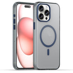 Ốp điện thoại MagSafe mờ trong suốt TPU + PC bảo vệ toàn diện, Dành cho iPhone 16 Pro, Dành cho iPhone 16 Plus, Dành cho iPhone 16, Dành cho iPhone 15 Pro Max, Dành cho iPhone 15 Pro