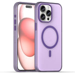 Ốp điện thoại MagSafe mờ trong suốt TPU + PC bảo vệ toàn diện, Dành cho iPhone 16 Pro, Dành cho iPhone 16 Plus, Dành cho iPhone 16, Dành cho iPhone 15 Pro Max, Dành cho iPhone 15 Pro