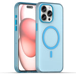 Ốp điện thoại MagSafe mờ trong suốt TPU + PC bảo vệ toàn diện, Dành cho iPhone 16 Pro, Dành cho iPhone 16 Plus, Dành cho iPhone 16, Dành cho iPhone 15 Pro Max, Dành cho iPhone 15 Pro