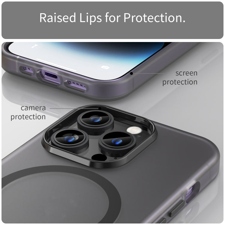 Ốp điện thoại MagSafe mờ trong suốt TPU + PC bảo vệ toàn diện, Dành cho iPhone 14 Pro Max, Dành cho iPhone SE 2022 / 2020 / 8, Dành cho iPhone 13 Pro Max, Dành cho iPhone 13 Pro, Dành cho iPhone 13